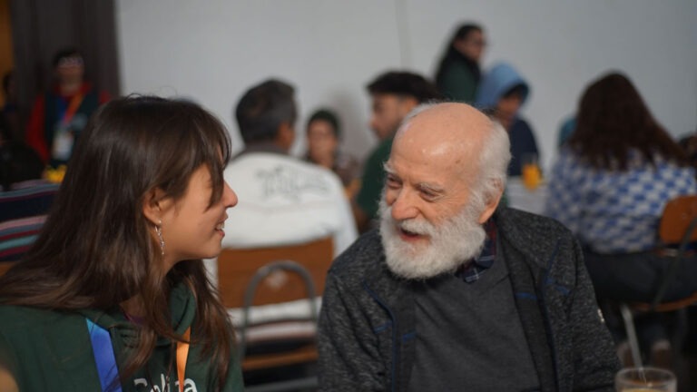 Laudate solidario en el centro de Santiago